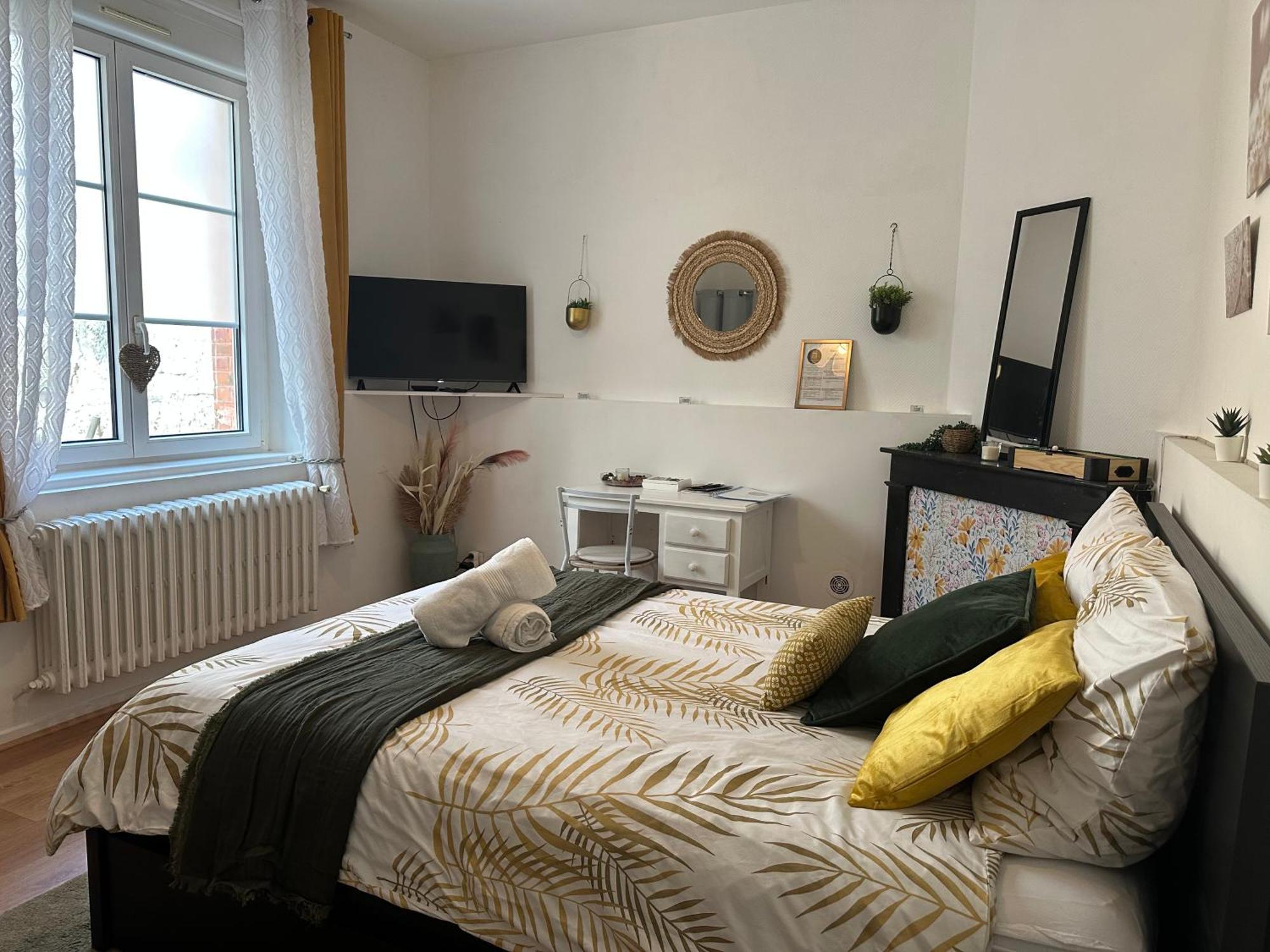 Au Cosy Garden Apartment Reims