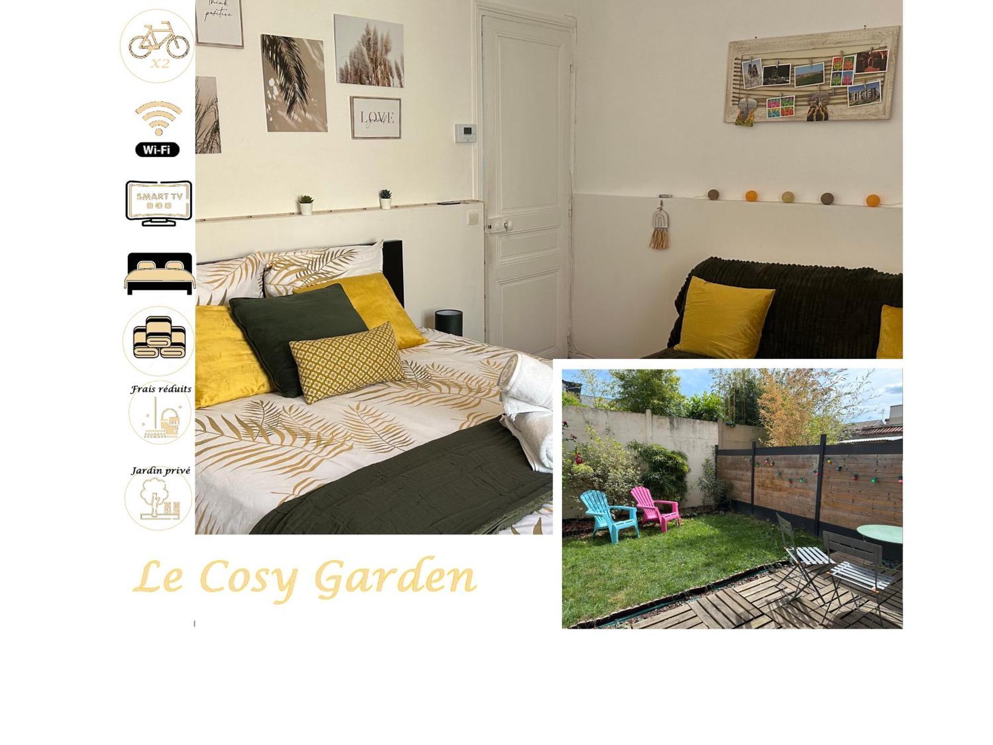 Au Cosy Garden Apartment Reims